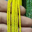 1 mm ipe dizili kristal boncuk çin camı mat kanarya sarısı
