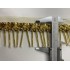 1 Metre - 5 cm - İncili Pullu Boncuk Saçak Altın