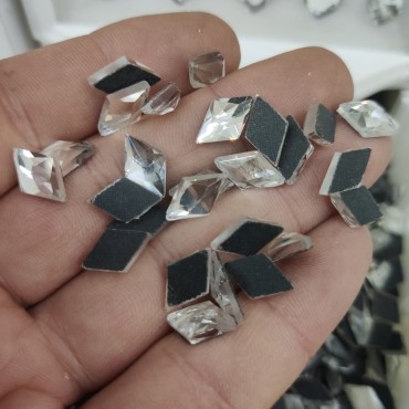 Kristal Ütü Ile Yapışma Tekstil Taşları Gümüş - 10 Gr
