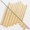 10 Adet - Bambu çubuk - 8 mm x 12 cm ebatlarında