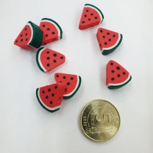 Mini Emaye Hamur Sİlikon Meyve Parçacıkları - Üçgen Karpuz Dilimi