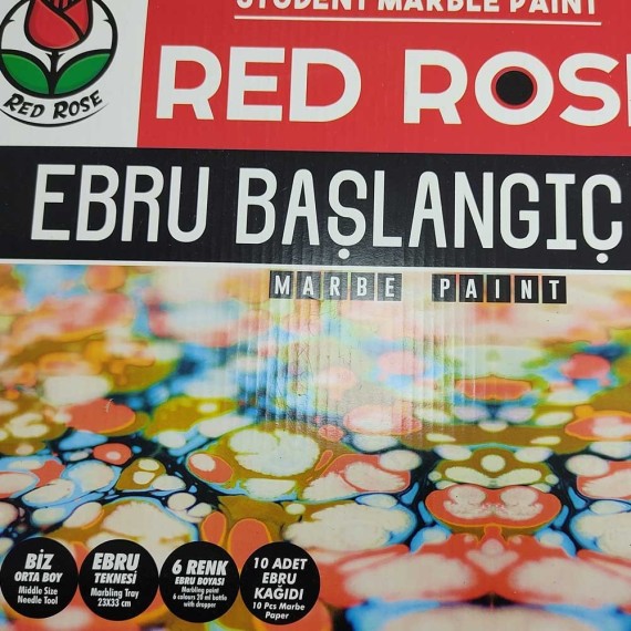 Red Rose - Ebru Başlangıç Seti