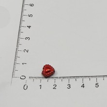 Kenar Boncuklu Kalp Oya Boncukları - Kalp - 100 Gr