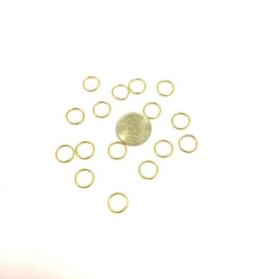 Kolye küpe halkası Renk seçmeli - Gold Gümüş