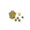 Tesbih Seti Gold Kristal Taş Model - Toptan