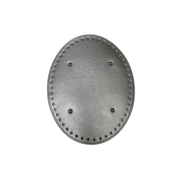 1 Adet/ Çanta Tabanı Yuvarlak - Gümüş - 22x22 Cm
