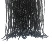 Kristal Saçak - Siyah 50 cm Boy 1 MT- Stok İçin İletişime Geçiniz