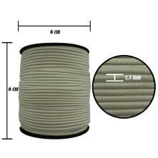 1.5 mm Beyaz Yassı Lastik - 100 Metre