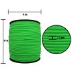 1.5 mm Şapka Lastik - 100 Metre Neon Yeşil Yuvarlak Lastik