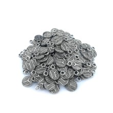 Metal Kolye Küpe Ucu - Gümüş