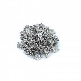 Metal Kolye Küpe Ucu - Gümüş Toptan