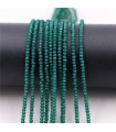 ipe dizili kristal boncuk - janjanlı - zümrürt yeşil - 1 mm