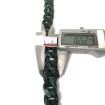 Çubuk Döküm Geçmeli Zincir - koyu yeşil - 16mm 1metre