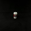 Kahve Bardağı Kolye Ucu - Beyaz&Kırmızı - 25adet