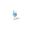 Mini Kokteyl Bardağı - Kolye Ucu - Mavi - 25 ADET