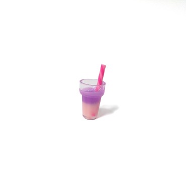 Kolye Ucu - Mini Kokteyl Bardağı Lila - 25 Adet