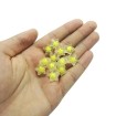 Jelibon Boncuk - Buzlu Yıldız - 25 gram İçi Sarı