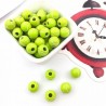 Tenis Topu - Delikli Plastik Boncuk - 1 adet