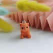Mini Hamster Anahtarlık Kolye Ucu - Turuncu