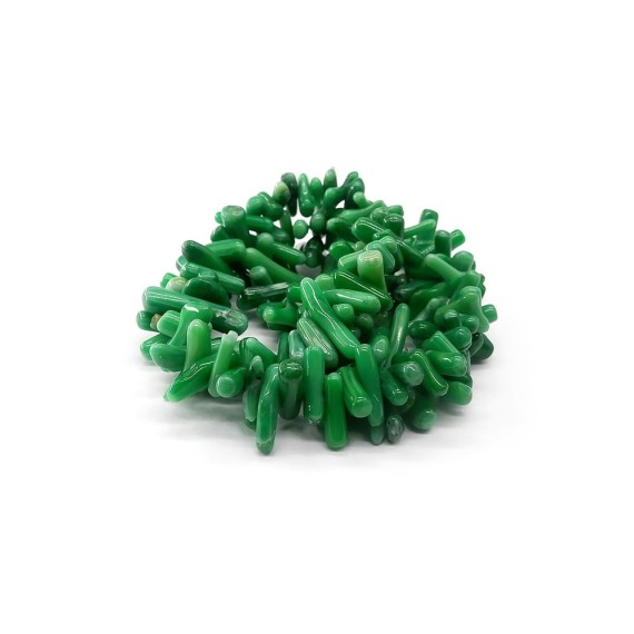 Doğal Mercan Taşı Asimetrik - Yeşil