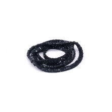 Hematit Kaplama Çavuş Doğal Taş 6 mm - Benekli Siyah