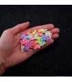 Plastik Kelebek Boncuk 25 gram - Mix Renk